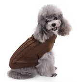 ieftine Pulovere-Câini Pulovere Haine pentru catelus Jumper Modă stil minimalist Îmbrăcăminte pentru câini for Corgi Beagle Shiba Inu Mops Pudel