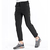 cheap Trousers &amp; Shorts-Men&#039;s Hiking Pants Trousers Summer Outdoor Regular Fit Waterproof Breathable Quick Dry Stretchy Pants / Trousers Bottoms Elastic Waist Dark Grey Black Elastane Camping / Hiking Hunting Fishing M L XL