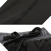 cheap Mens Active Shorts-Arsuxeo Men&#039;s Running Shorts Gym Shorts Yoga Shorts Drawstring 2 in 1 Split Zipper Pocket Base Layer Outdoor Athletic Summer Spandex Quick Dry Lightweight Reflective Strips Yoga Gym Workout Marathon