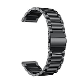 economico Cinturini per orologi Samsung-Cinturino per orologio  per Samsung Watch 3 45mm, Galaxy Wacth 46mm, Gear S3 Classic / Frontier, Gear 2 Neo Live Acciaio inossidabile Sostituzione Cinghia 22mm Lavoro Chiusura classica Polsino