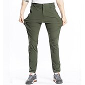 cheap Trousers &amp; Shorts-Men&#039;s Hiking Pants Trousers Summer Outdoor Regular Fit Waterproof Breathable Quick Dry Stretchy Pants / Trousers Bottoms Elastic Waist Dark Grey Black Elastane Camping / Hiking Hunting Fishing M L XL