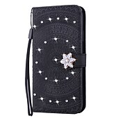 economico Altre cover per cellulari-telefono Custodia Per Huawei P30/P30 Pro P20 P20 Pro Porta carte di credito Decorazioni in rilievo Fantasia / disegno Flip magnetico Glitterato pelle sintetica