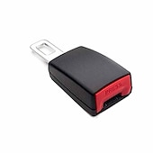 baratos Capas para bancos de automóveis-Buchas de alarme de clipe de cinto de segurança de carro para assentos de carro fivelas de cinto de segurança universal ajustável extensor de cinto de segurança auto plugs de cinto de segurança de