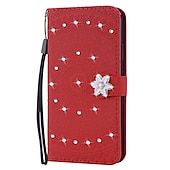 economico Altre cover per cellulari-telefono Custodia Per Huawei P30/P30 Pro P20 P20 Pro Porta carte di credito Decorazioni in rilievo Fantasia / disegno Flip magnetico Glitterato pelle sintetica