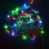 お買い得  電池式-3m防水ストリングライト、クリスマスフェスティバル用の30個のLEDバッテリー駆動のフェアリーライト&amp;amp;新年の贈り物