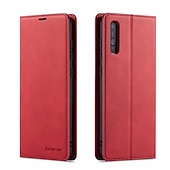 abordables Coques Samsung-téléphone Coque Pour Samsung Galaxy S24 A6 (2018) A8 2018 A10 A30 A50 M10 A20 A40 A90 Coque Intégrale Étui en cuir Etui folio Clapet Portefeuille Porte Carte Couleur Pleine TPU faux cuir
