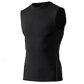 abordables Maillots Hombre-Hombre Camiseta sin mangas de gimnasio Camiseta sin Mangas de Compresión Sin Mangas Capa base Deportivo Otoño Poliéster Elastán Secado rápido Reductor del Sudor Entrenamiento de gimnasio Baloncesto