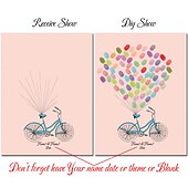 cheap Customized Prints and Gifts-Signature Frames &amp; Platters Waterproof oil canvas Garden Theme / Wedding / Vintage Theme With Patterned
