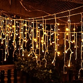cheap LED String Lights-3.5m String Lights 96 LEDs 1 set Warm White Decorative 220-240 V