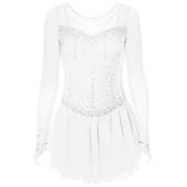 halpa Taitoluistelupuvut-Taitoluistelupuku Naisten Tyttöjen Luistimet Hameet Tumma harmaa Violetti Purppura Silmukka Spandex Erittäin elastinen Kouluts Harjoittelu Kilpailu Luisteluasu Käsintehty Klassinen Kristalli / Strassi