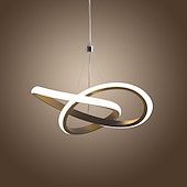 economico Luci Isola cucina-22cm 1-luce 15w mini lampada a sospensione led lampada ambiente alluminio nero bianco verniciato per soggiorno camera da letto sala da pranzo bianco caldo / bianco