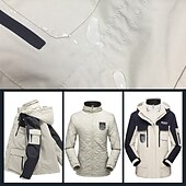economico giacca attiva-piumino da donna escursionismo giacche 3-in-1 giacca da sci inverno esterno termico caldo impermeabile antivento leggero giacca invernale capispalla soprabito campeggio caccia pesca rosa bianco sporco arancione