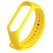 billiga Andra klockband-Smart Watch-band för Xiaomi Mi Band 3 Xiaomi Mi Band 4 Silikon Smart klocka Rem Mjuk Andningsfunktion Läderloop Ersättning Armband