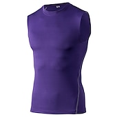 abordables Maillots Hombre-Hombre Camiseta sin mangas de gimnasio Camiseta sin Mangas de Compresión Sin Mangas Capa base Deportivo Otoño Poliéster Elastán Secado rápido Reductor del Sudor Entrenamiento de gimnasio Baloncesto