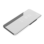 cheap iPhone Cases-Phone Case For iPhone 16 iPhone 15 Pro Max Plus iPhone 14 13 12 11 Pro Max Mini X XR XS Max 8 7 Plus Clear View Window Flip Cover with Stand Holder Auto Sleep Wake Mirror Plating PU Leather