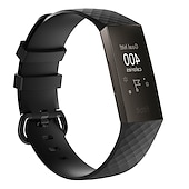 abordables Correas de reloj Fitbit-Ver Banda para Fitbit Charge 4 / Charge 3 / Charge 3 SE Silicona Reemplazo Correa Suave Ajustable Transpirable Correa Deportiva Pulsera