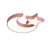 Недорогие Потолочные светильники с диммером-2-световой светодиодный ультратонкий потолочный светильник, современный детский светильник для спальни, креативная личность, мультяшная звезда, луна, макарон, потолочный светильник