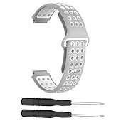 זול רצועות שעונים של Garmin-צפו בנד ל גרמין Forerunner 220/230/235/620/630/735XT Approach S20 / S6 / S5 סיליקון רך תַחֲלִיף רצועה עם כלי ההסרה מתכוונן רצועת ספורט צמיד