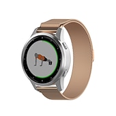 お買い得  ガーミン時計バンド-時計バンド のために ガーミン Forerunner 255S Music Venu 2S Vivoactive 4S Vivomove 3S ステンレス 置換 ストラップ 18mm 調整可 ミレネーゼループ リストバンド