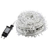 ieftine Conectat Electric-50m șir lumini, 400 led-uri alb cald, alb &amp;amp; lumini decorative albastre impermeabile pentru petrecerea de Craciun 24v