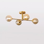 cheap Ceiling Lights-66 cm Pendant Lantern Design Flush Mount Lights Metal Sputnik Brass Nordic Style 220-240V