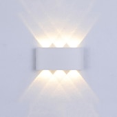 cheap Outdoor Wall Lights-3-Light 17cm LED Wall Lights Geometric Design Waterproof Outdoor Wall Lights Modern Minimalist Style Aluminum Living Room Bedroom Corridor Wall Light IP65 85-265V
