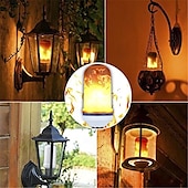 billige Kornpærer med LED-4 stk e27 led flamme lyspærer 99 led flimrende flamme lampe lyspære flamme effekt brann lamper emulering ferie dekorasjon halloween fest gave ac85-265v