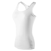 baratos Yoga Tops-Mulheres Regata de Corrida Regata Modeladora Costas Nadador Sem Manga Camada de base Atlético Elastano Respirável Secagem Rápida Treino de Ginástica Corrida Cooper Roupa de esporte Roupas Esportivas