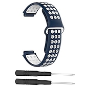זול רצועות שעונים של Garmin-צפו בנד ל גרמין Forerunner 220/230/235/620/630/735XT Approach S20 / S6 / S5 סיליקון רך תַחֲלִיף רצועה עם כלי ההסרה מתכוונן רצועת ספורט צמיד