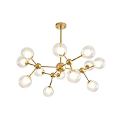 levne Design Sputnik-90 cm čtvercový designový lustr kovový průmyslový lakovaný povrch v moderním severském stylu 220-240v