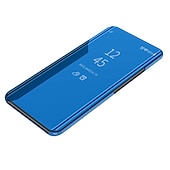 cheap iPhone Cases-Phone Case For iPhone 16 iPhone 15 Pro Max Plus iPhone 14 13 12 11 Pro Max Mini X XR XS Max 8 7 Plus Clear View Window Flip Cover with Stand Holder Auto Sleep Wake Mirror Plating PU Leather