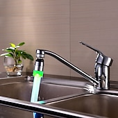 お買い得  水栓ノズル-ledライト 色が変わる蛇口 モノクロの蛇口 口の蛇口 水噴出口
