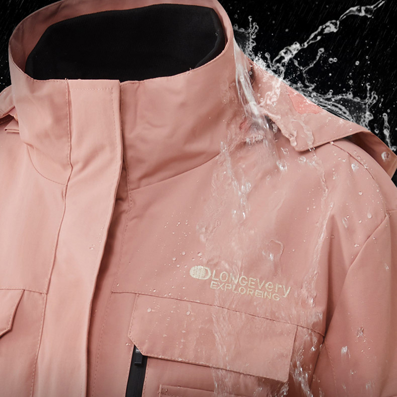 economico giacca attiva-piumino da donna escursionismo giacche 3-in-1 giacca da sci inverno esterno termico caldo impermeabile antivento leggero giacca invernale capispalla soprabito campeggio caccia pesca rosa bianco sporco arancione
