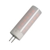olcso Kéttűs LED-es izzók-4db g4 bi-pin mini villogó lángos led izzók kerámia talp 2w g4 led fáklya tűz halloween karácsonyra újév ünnepekre 1600k dc12v