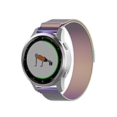 お買い得  ガーミン時計バンド-時計バンド のために ガーミン Forerunner 255S Music Venu 2S Vivoactive 4S Vivomove 3S ステンレス 置換 ストラップ 18mm 調整可 ミレネーゼループ リストバンド