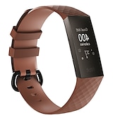 abordables Correas de reloj Fitbit-Ver Banda para Fitbit Charge 4 / Charge 3 / Charge 3 SE Silicona Reemplazo Correa Suave Ajustable Transpirable Correa Deportiva Pulsera