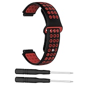 זול רצועות שעונים של Garmin-צפו בנד ל גרמין Forerunner 220/230/235/620/630/735XT Approach S20 / S6 / S5 סיליקון רך תַחֲלִיף רצועה עם כלי ההסרה מתכוונן רצועת ספורט צמיד