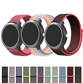 זול רצועות שעונים של Garmin-צפו בנד ל גרמין Forerunner 265 255 Active 5 Venu 3 2 Plus Vivoactive 4 3 Vivomove Sport Approach S42 S40 20mm 22mm ניילון תַחֲלִיף רצועה 20mm 22mm לולאת ספורט צמיד