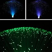halpa Koristevalot-led valokuitu yövalo lampun väriä vaihtava koristelu kevyt joululahja 2w hääjuhliin kodin makuuhuoneen sisustus ilman akkua
