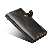 economico Cover Samsung-Custodia per telefono per Samsung Galaxy S24 S23 S22 S21 S20 Plus Ultra Note 20 Ultra Custodia a tutto corpo Porta schede in pelle colorata solida Vera pelle