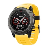 お買い得  ガーミン時計バンド-時計バンド のために ガーミン Fenix 3 HR フェニックス3 Fenix 7X / 6X / 5X / 3 Sapphire Fenix 6X Pro / 5X Plus / 3 HR Descent Mk1 Mk2 Mk2i D2 Delta PX / Bravo / Charlie シリコーン 置換 ストラップ 26mm 高通気性 スポーツバンド リストバンド