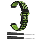 זול רצועות שעונים של Garmin-צפו בנד ל גרמין Forerunner 220/230/235/620/630/735XT Approach S20 / S6 / S5 סיליקון רך תַחֲלִיף רצועה עם כלי ההסרה מתכוונן רצועת ספורט צמיד
