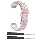 זול רצועות שעונים של Garmin-צפו בנד ל גרמין Forerunner 220/230/235/620/630/735XT Approach S20 / S6 / S5 סיליקון רך תַחֲלִיף רצועה עם כלי ההסרה מתכוונן רצועת ספורט צמיד