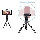 お買い得  リングライト-LEDリングライトランプ6&quot;15cmデスクトップ三脚スタンドYouTubeビデオメイク用tiktokミニLEDカメラライト、携帯電話ホルダー付き、3つのライトモード&amp;amp; 11輝度レベル
