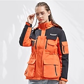 economico giacca attiva-piumino da donna escursionismo giacche 3-in-1 giacca da sci inverno esterno termico caldo impermeabile antivento leggero giacca invernale capispalla soprabito campeggio caccia pesca rosa bianco sporco arancione