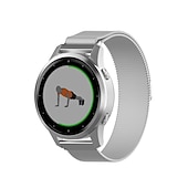 お買い得  ガーミン時計バンド-時計バンド のために ガーミン Forerunner 255S Music Venu 2S Vivoactive 4S Vivomove 3S ステンレス 置換 ストラップ 18mm 調整可 ミレネーゼループ リストバンド