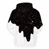 abordables Motif 3D-Homme Graphic Bloc de couleur Sweat à capuche Sweats à Capuche Sweat-shirt Sweat à capuche Sweat à capuche Capuche Décontractées 3D effet du quotidien Noir Jaune Designer