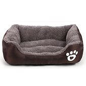 baratos Camas &amp; Cobertores para Cães-Gato Cachorro Colchão Camas Cama Cobertores Sólido Prova-de-Água Fofo Tecido Algodão para cães e gatos grandes, médios pequenos