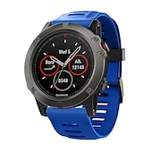 お買い得  ガーミン時計バンド-時計バンド のために ガーミン Fenix 3 HR フェニックス3 Fenix 7X / 6X / 5X / 3 Sapphire Fenix 6X Pro / 5X Plus / 3 HR Descent Mk1 Mk2 Mk2i D2 Delta PX / Bravo / Charlie シリコーン 置換 ストラップ 26mm 高通気性 スポーツバンド リストバンド