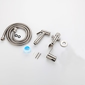 cheap Bidet Faucets-Handheld Bidet Toilet Sprayer, Stainless Steel Bathroom Cleaning Accessories Shower Head Hose for Personal Hygiene,Pet Bath,Cloth Diaper,Mop Pool,Washing Mac